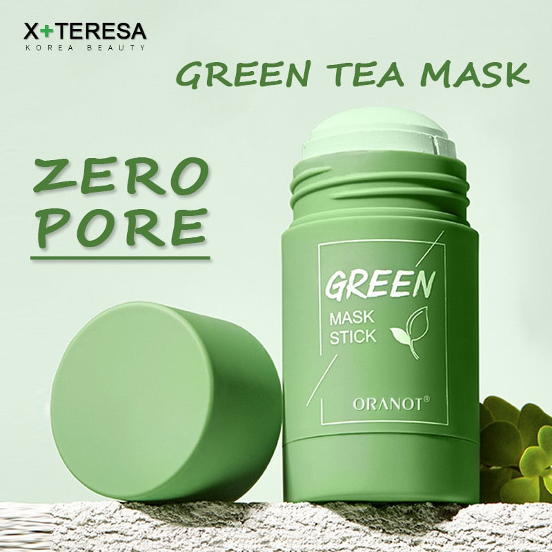 Green Tea Mask Solid Face Mask Stick Oil Control Moisturizing
