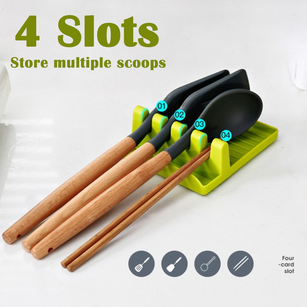 Hot Cooking Utensil Rest Kitchen Organizer and Storage