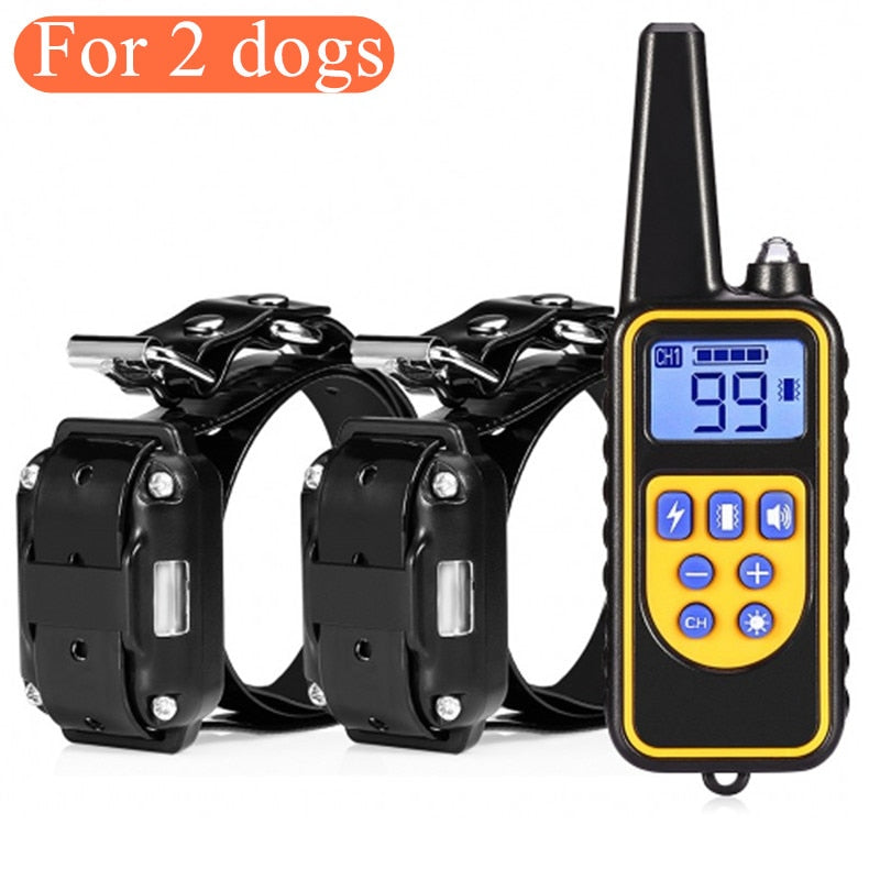 800m Electric Dog Training Collar Waterproof Pet Remote