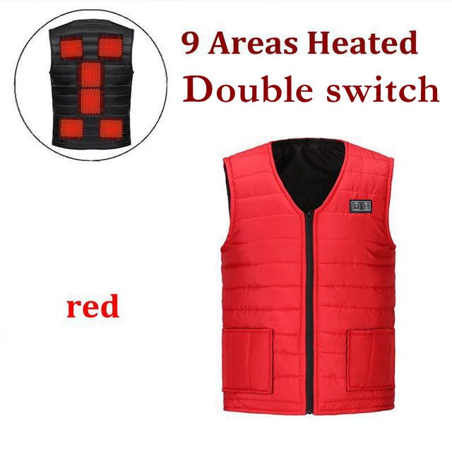 Men Autumn winter Smart heating Cotton Heating Vest