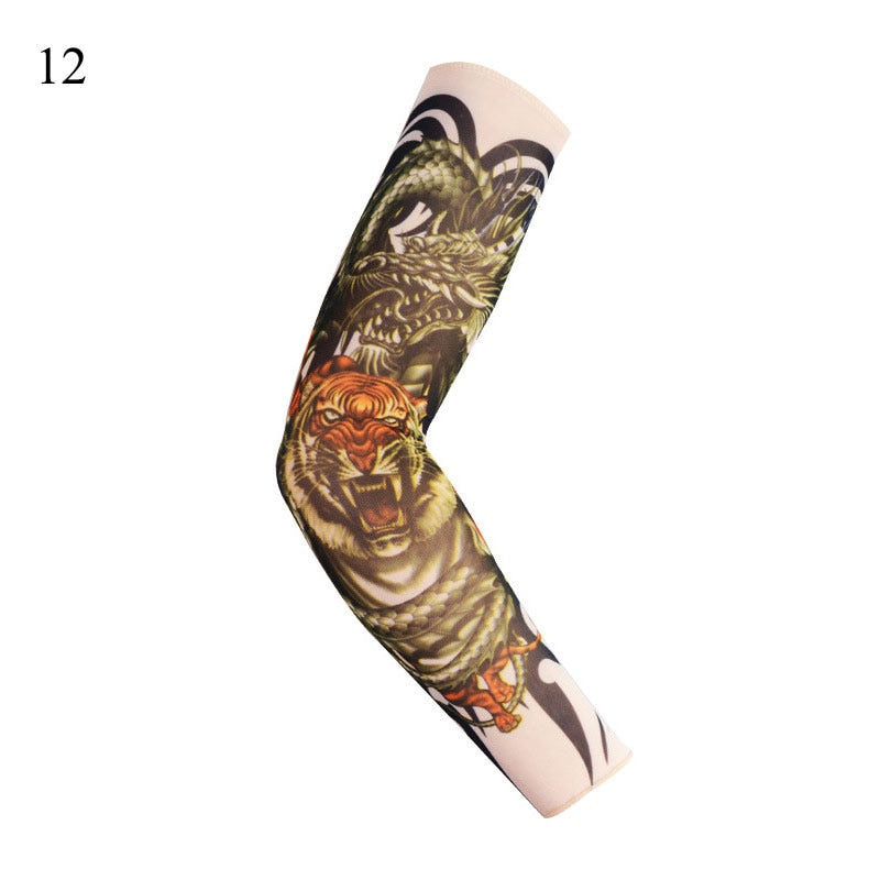 Street Tattoo Arm Sleeves Sun UV Protection