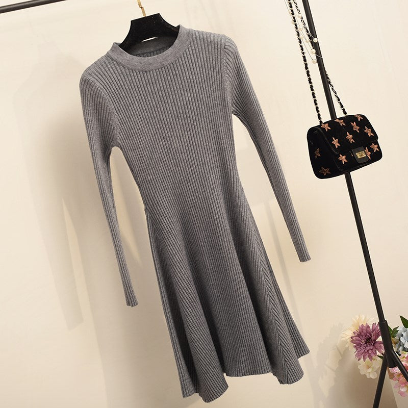 Women Long Sleeve Sweater Dress Women's