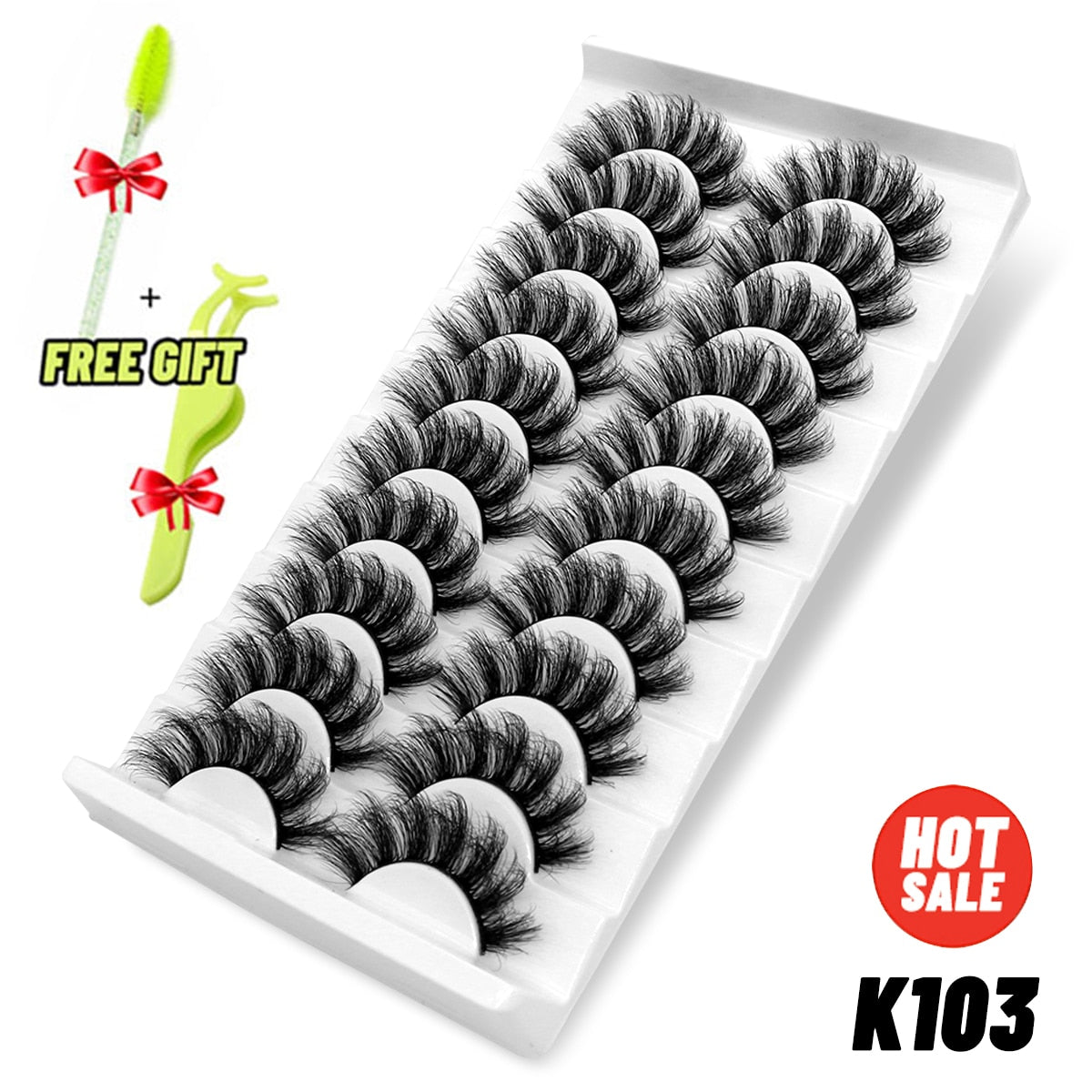 Beauty 3D Faux Mink Lashes Fluffy Soft Wispy