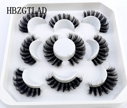 Beauty 3D Mink Lashes Bulk Faux with Custom Box Wispy