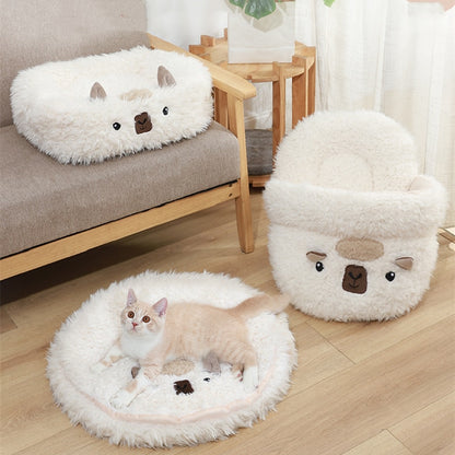 Super Soft Pet Bed Kennel Alpaca Series