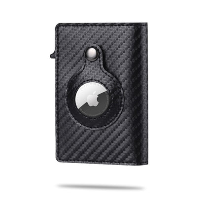 Top Carbon Fiber For Apple Airtag Wallet Business ID Credit Card