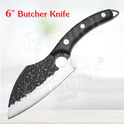 Handmade Stainless Steel Kitchen Boning Knife Fishing