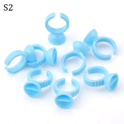 Beauty Disposable Eyelash Extension Glue Rings