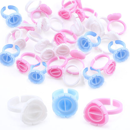 Beauty Disposable Eyelash Extension Glue Rings