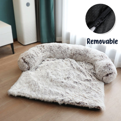 Dog Sofa Bed Cover Calming Plush Mat