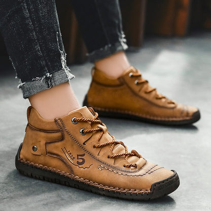 Men Vintage Ankle Boots Comfortable Casual Shoes