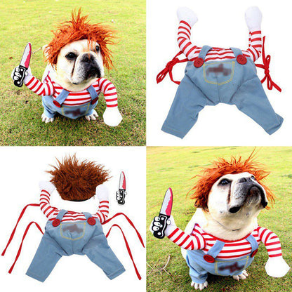 Funny Dog Clothes Dogs Cosplay Costume Halloween Comical Outfits