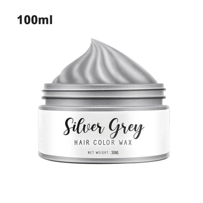 Beauty Smoky Gray Punk Style Light Silver Grey Grandma Gray Hair Dye