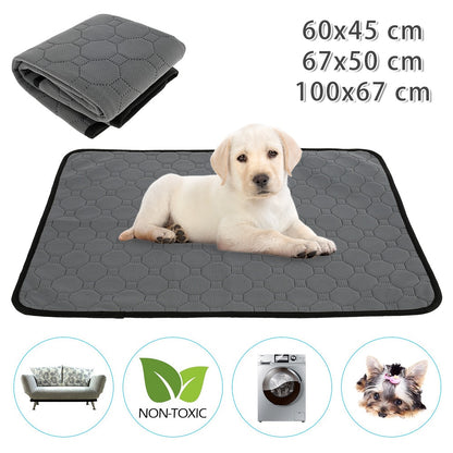 Anti slip Dog Pee Pad Blanket Reusable Absorbent Pad