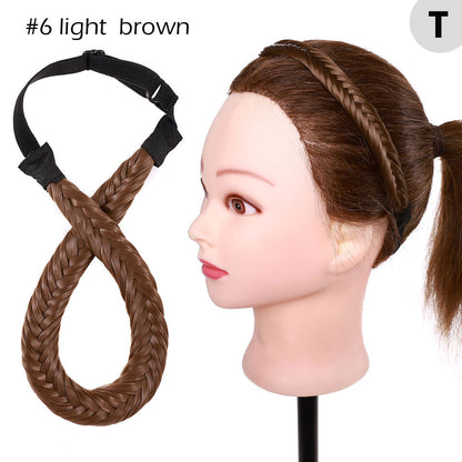 Fishbone Braids Twist Elastic Hair Headband