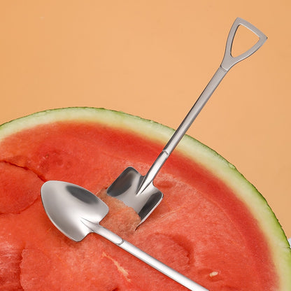 Shovel Spoons Stainless Steel Teaspoons Tableware