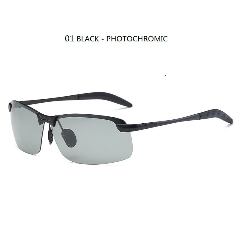 Photochromic Sunglasses Men Polarized Driving Chameleon Glasses