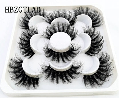 Beauty 3D Mink Lashes Bulk Faux with Custom Box Wispy