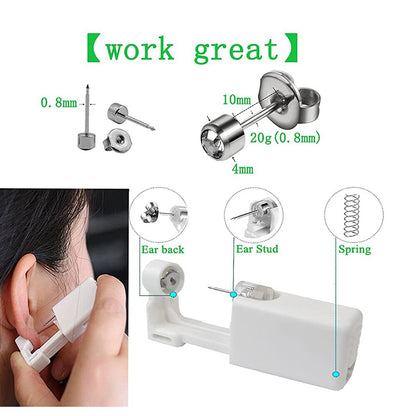1PC Disposable Self Ear Piercing Gun Sterile Cartilage