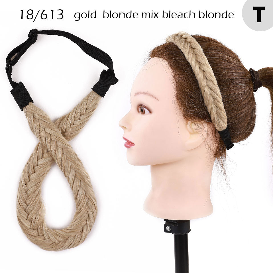 Fishbone Braids Twist Elastic Hair Headband