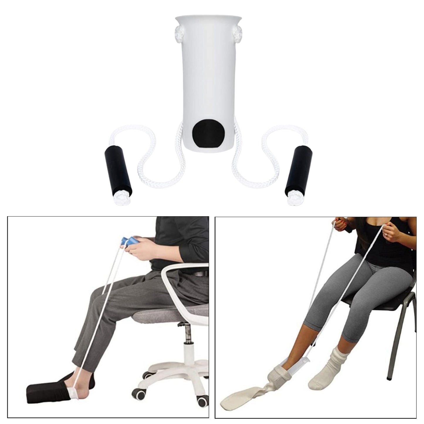 Flexible Sock Aid Easy on Off Pulling Assist Device Easy On and Off