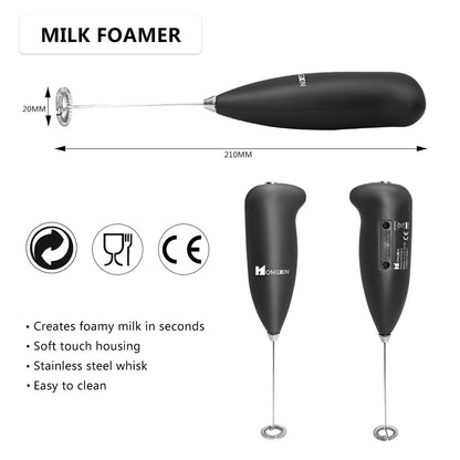 Milk Frother Handheld Foamer Coffee Maker Egg Beater
