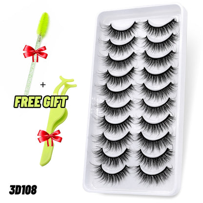 Beauty 3D Faux Mink Lashes Fluffy Soft Wispy