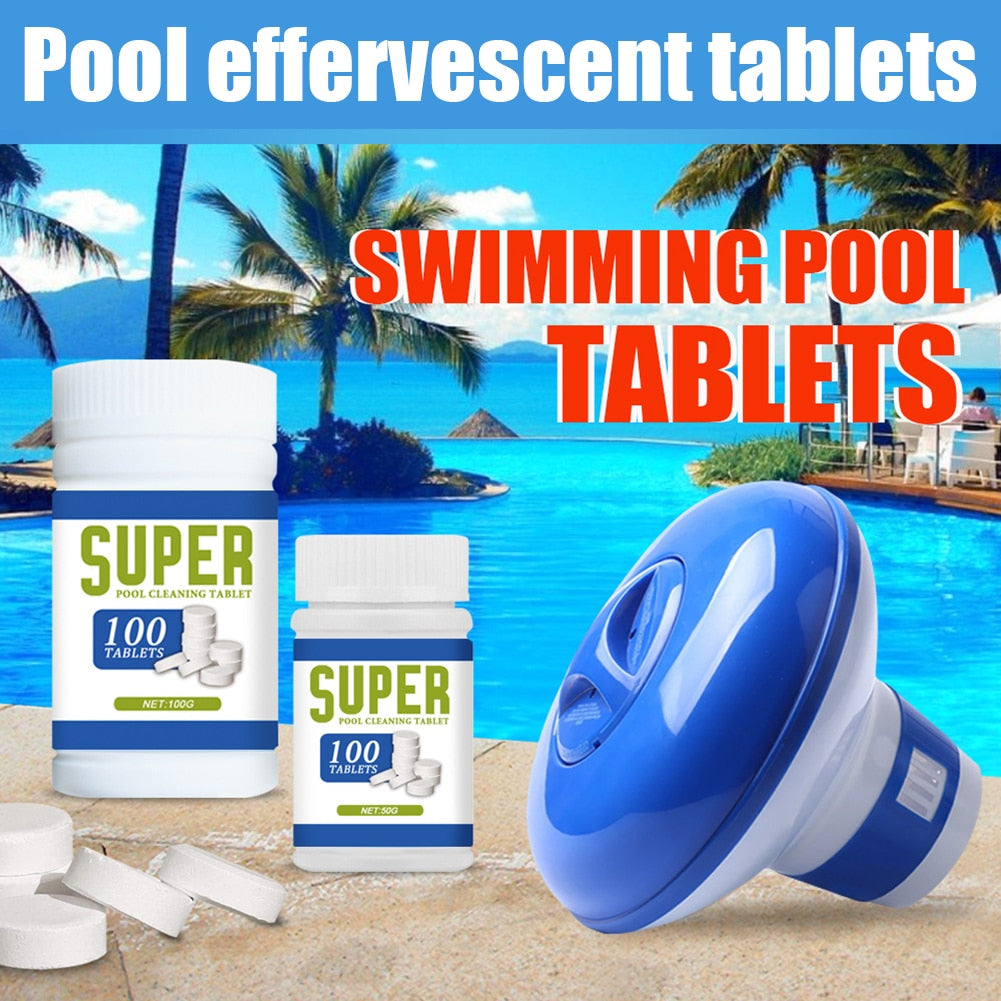 Swimming Pool Cleaning Effervescent Chlorine Tablets
