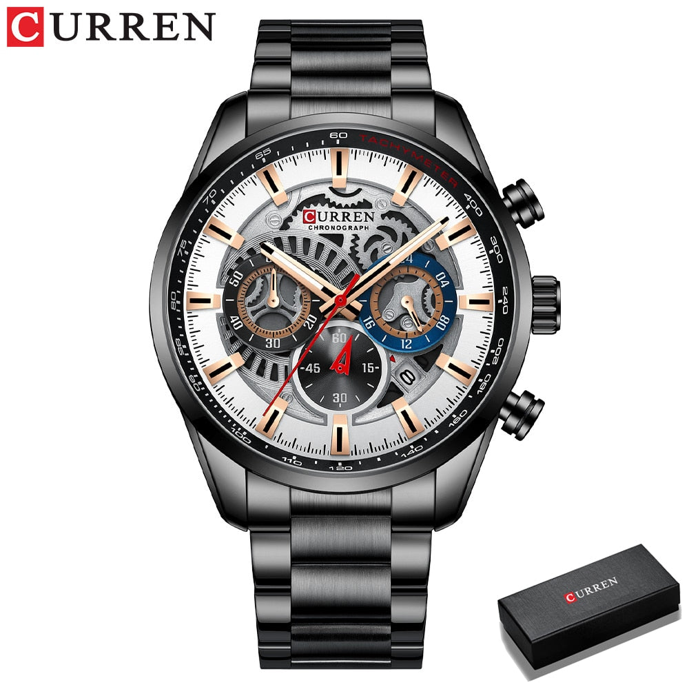 CURREN New Men's Casual Sports Watch, Top Luxury Brand Men's Watch