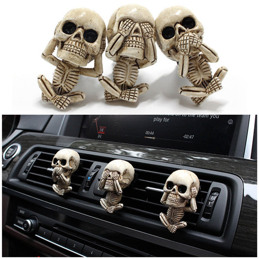 Creative Bone Skull Diffuser Car Decor