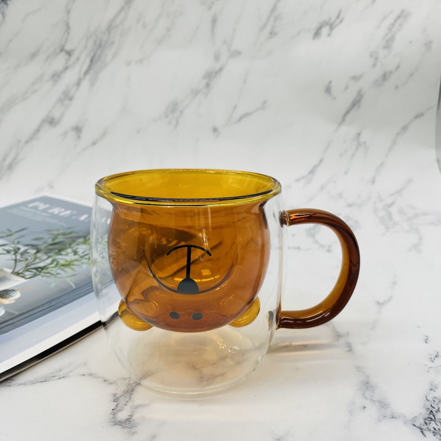 Creative glass mug Transparent Double Walls Glass
