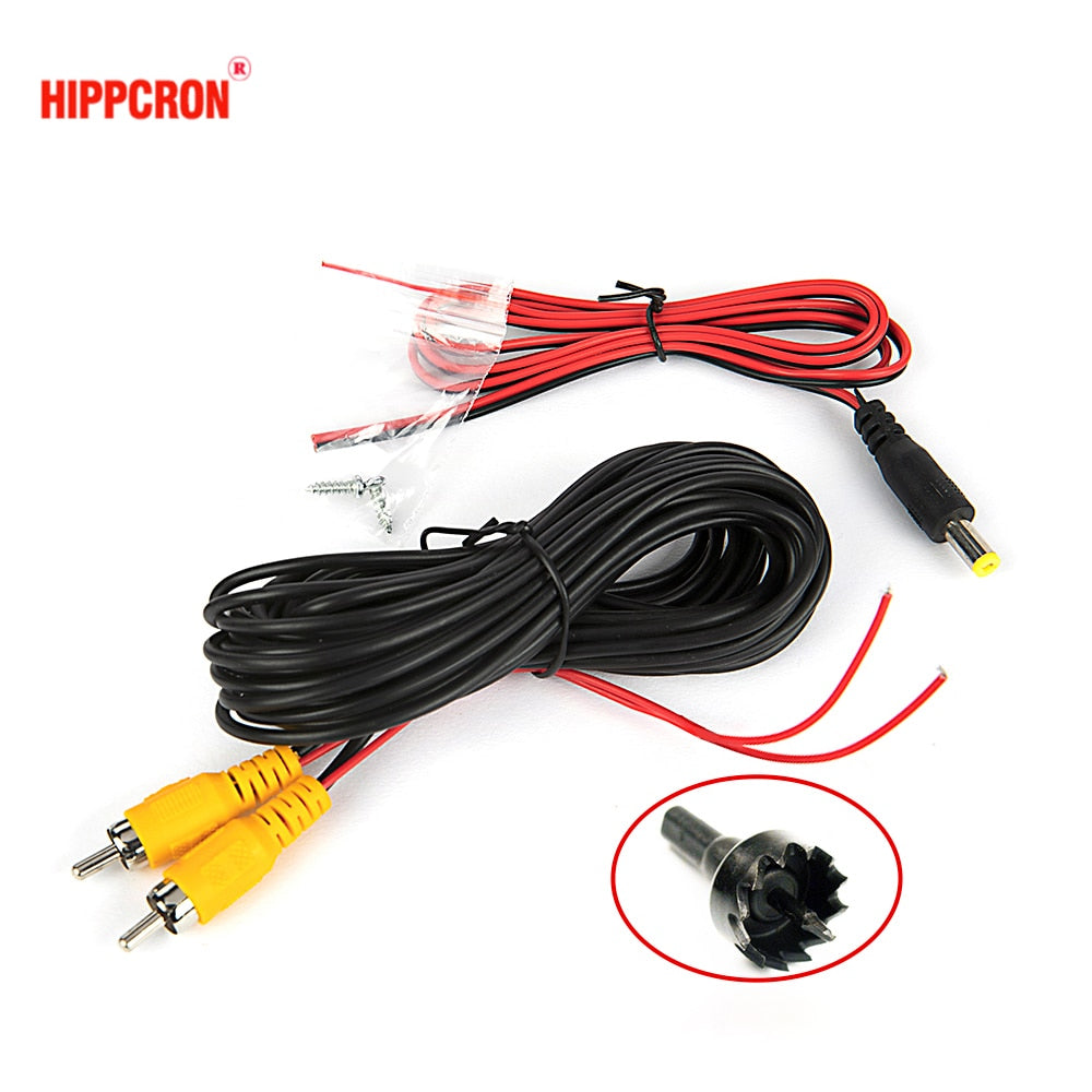 Reverse Camera Video Cable for Car Rear View Parking Universal