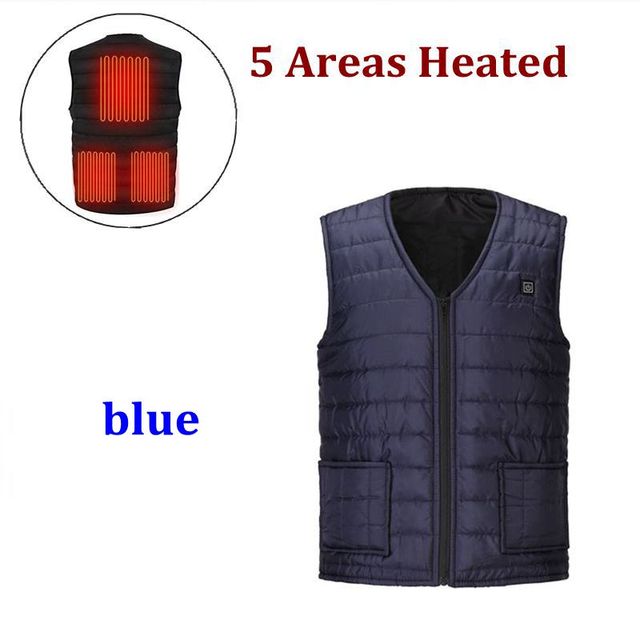 Men Autumn winter Smart heating Cotton Heating Vest