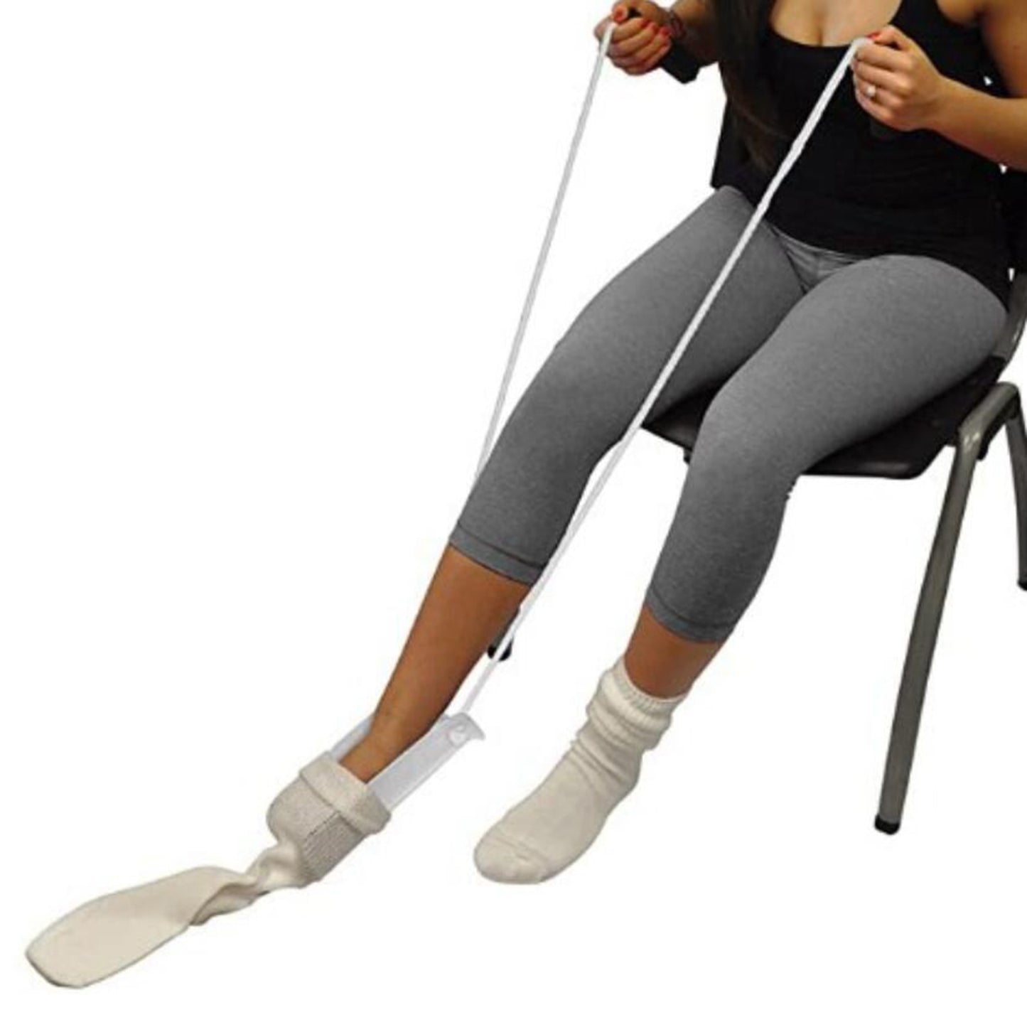 Flexible Sock Aid Easy on Off Pulling Assist Device Easy On and Off