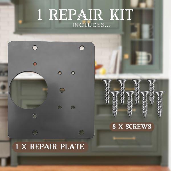 Hinge Repair Plate Kit Kitchen Cupboard