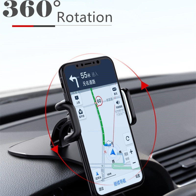 Universal Dashboard Car Phone Holder Easy Clip Mount Stand
