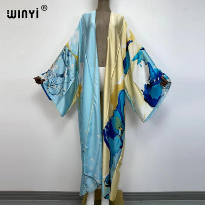 Kimonos Women Print Long Sleeve Cardigan