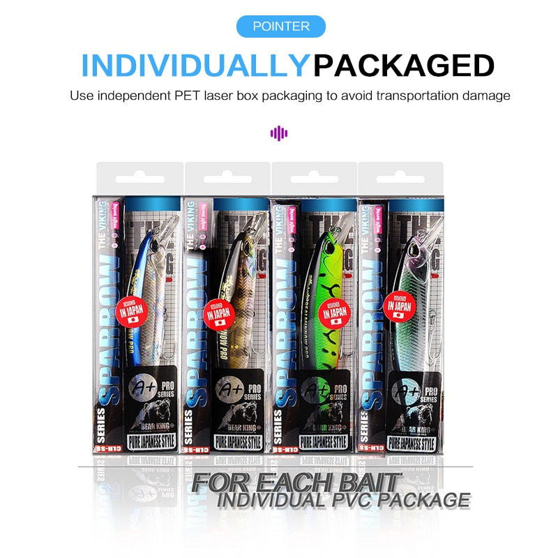 Model fishing lures hard bait 14color for choose minnow