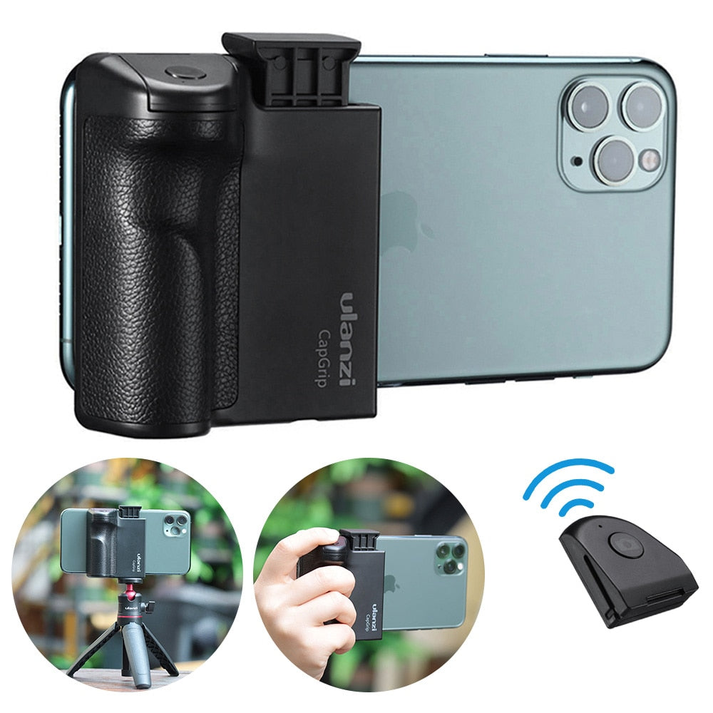 Smartphone Wireless Bluetooth Selfie Booster Handle Grip