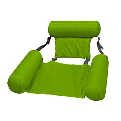 Inflatable Foldable Floating Row Backrest Air Mattresses