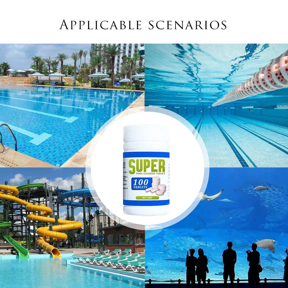 Swimming Pool Cleaning Effervescent Chlorine Tablets