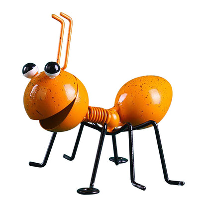 Cute Sculptures Lawn Wall Iron Art Ant Yard