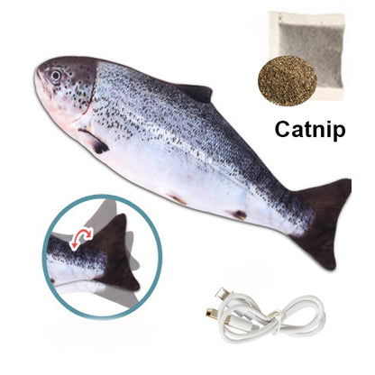 Cat Toy Fish USB Electric Charging Simulation Fish Catnip