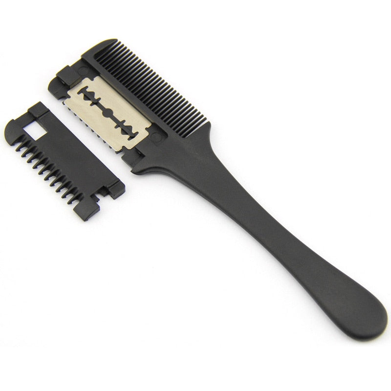 Beauty Double Sides Hair Razor Comb Cutter Cutting Thinning knife