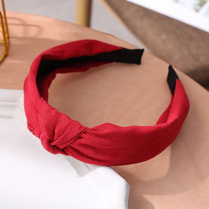 Wide Top Knot Hair Bands For Women Headdress