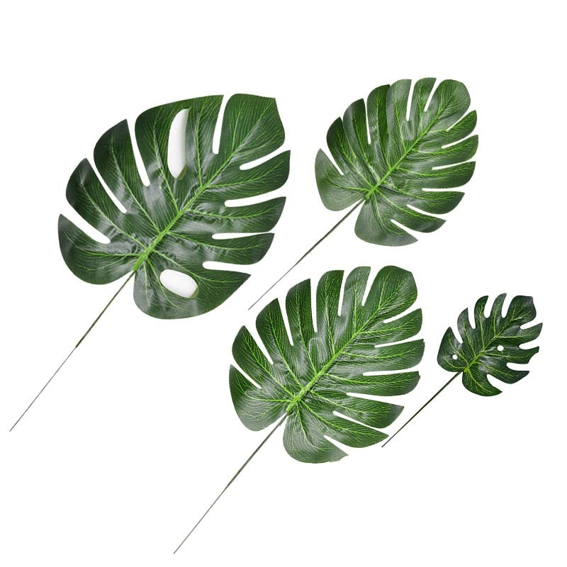 Tropical Palm Leaves Summer Monstera Turtle Leaves