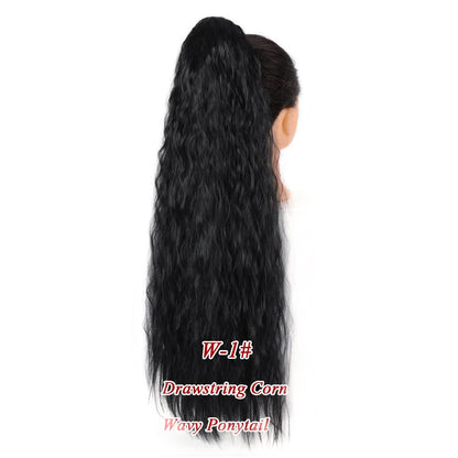 Beauty WTB Long Afro Kinky Curly Ponytail for Women