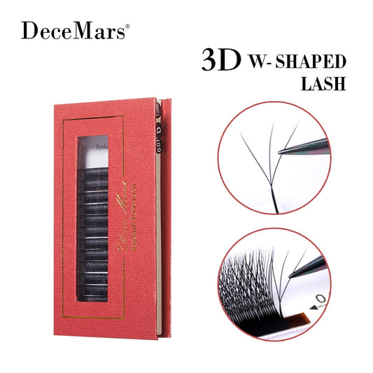 Beauty 3D W-Shaped Eyelashes Extensions 3 Tip