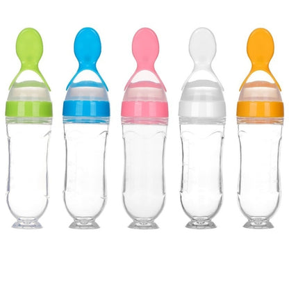 Baby Spoon Bottle Feeder Dropper Silicone Spoons for Feeding