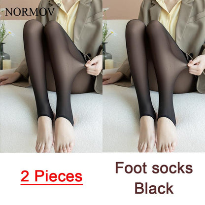 Winter Women Warm Leggings High Waist Super Elastic